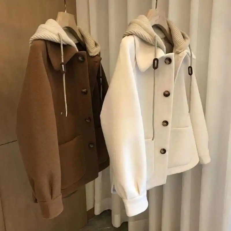 Wool Coat Peacoat - Dames Wollen Jas Met Capuchon 2025