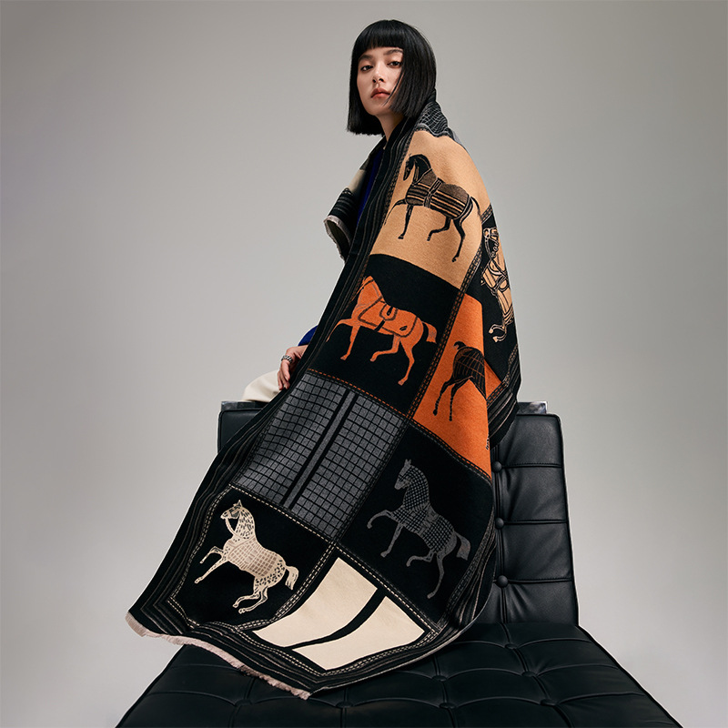 Cashmere Pashmina Wrap - Luxe Sjaal Vrouwen Winter Kasjmier Sjaals