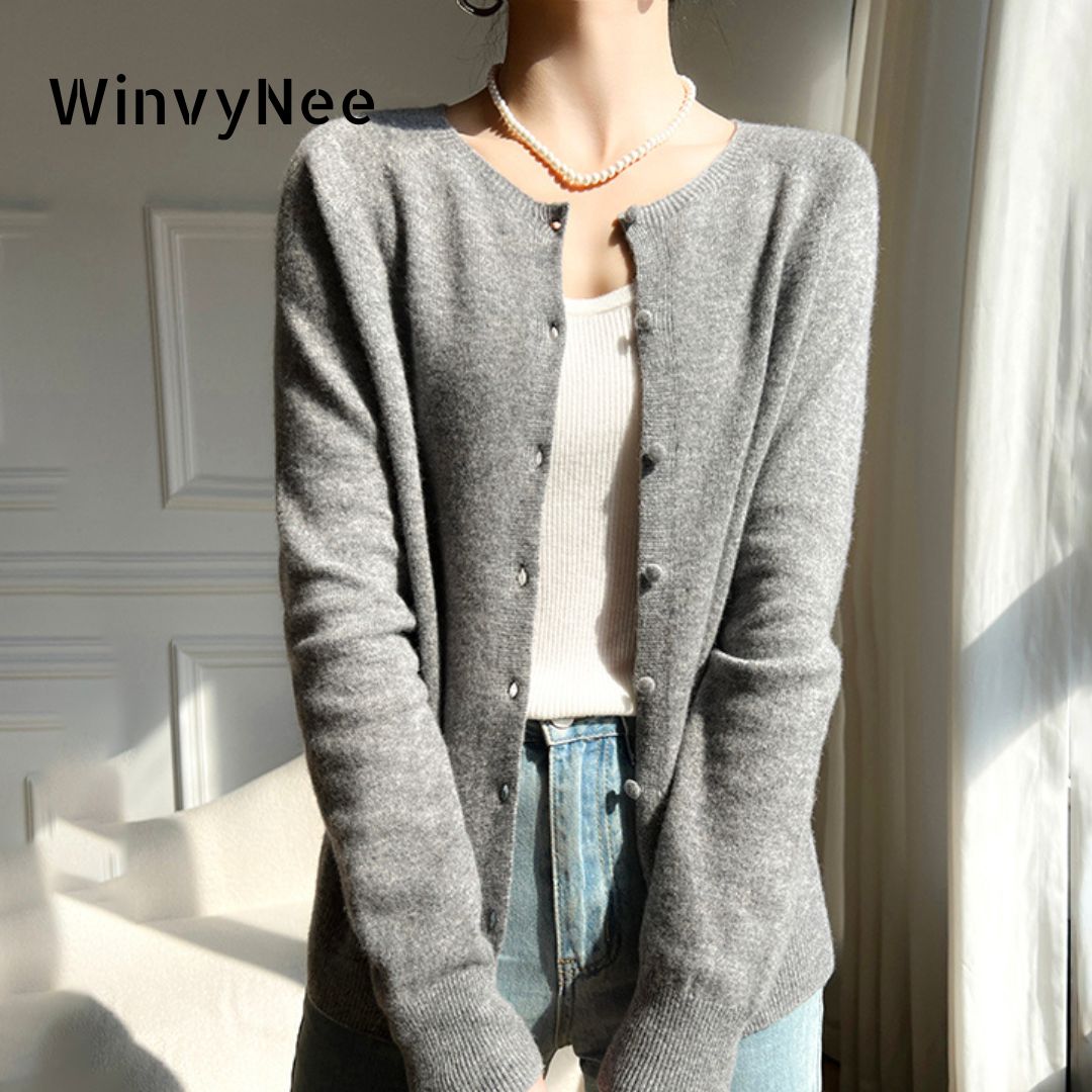 Wool Coat Peacoat - Winvynee 2024 Nieuwe Trend Dames Wollen
