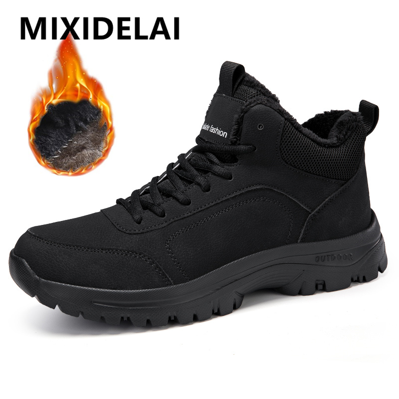 Waterproof Winter Boot - Winter herenlaarzen Warme pluche heren snowboots