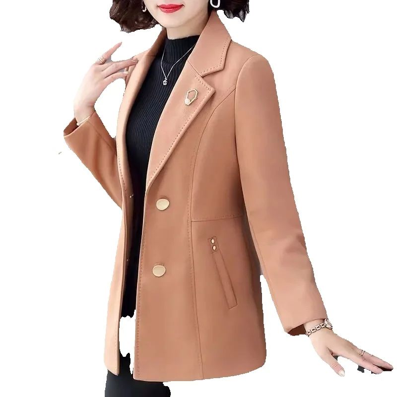 Wool Coat Peacoat - Herfstjas Kort 40-jarige 50 Damesmode van
