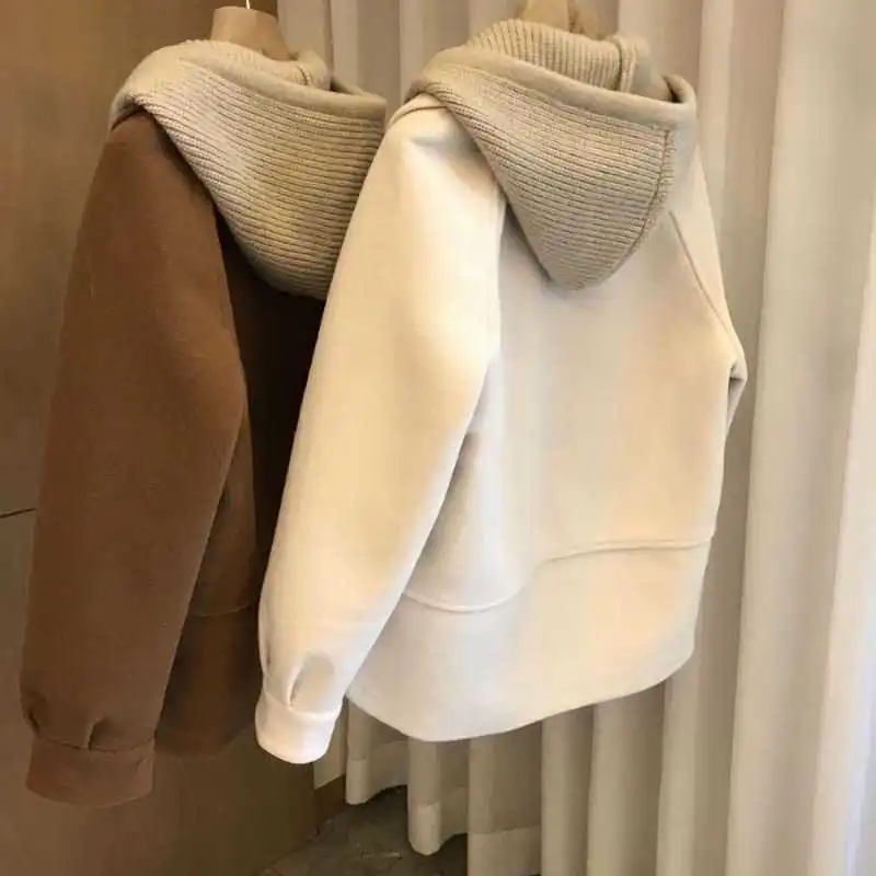 Dames Wollen Jas Met Capuchon  - Wool Coat Peacoat recensie en prijs