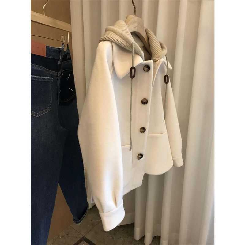 Dames Wollen Jas Met Capuchon  - Wool Coat Peacoat recensie en prijs
