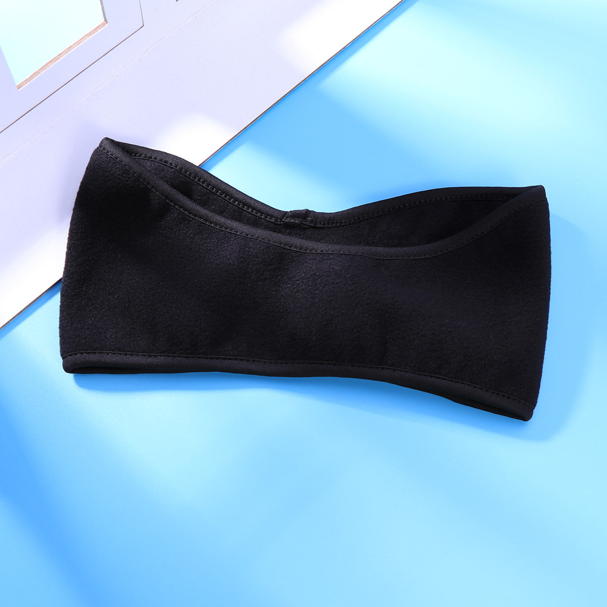 Unisex zwarte oorwarmer hoofdb - Fleece Ear Warmer Band recensie en prijs