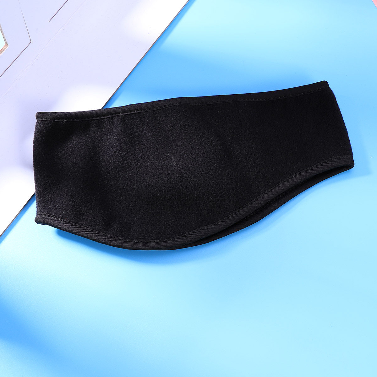Unisex zwarte oorwarmer hoofdb - Fleece Ear Warmer Band recensie en prijs