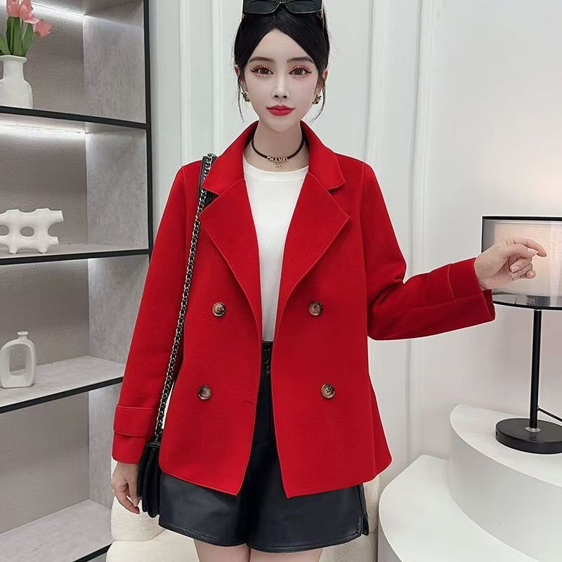 Herfst-winter zwarte wollen ja - Wool Coat Peacoat recensie en prijs