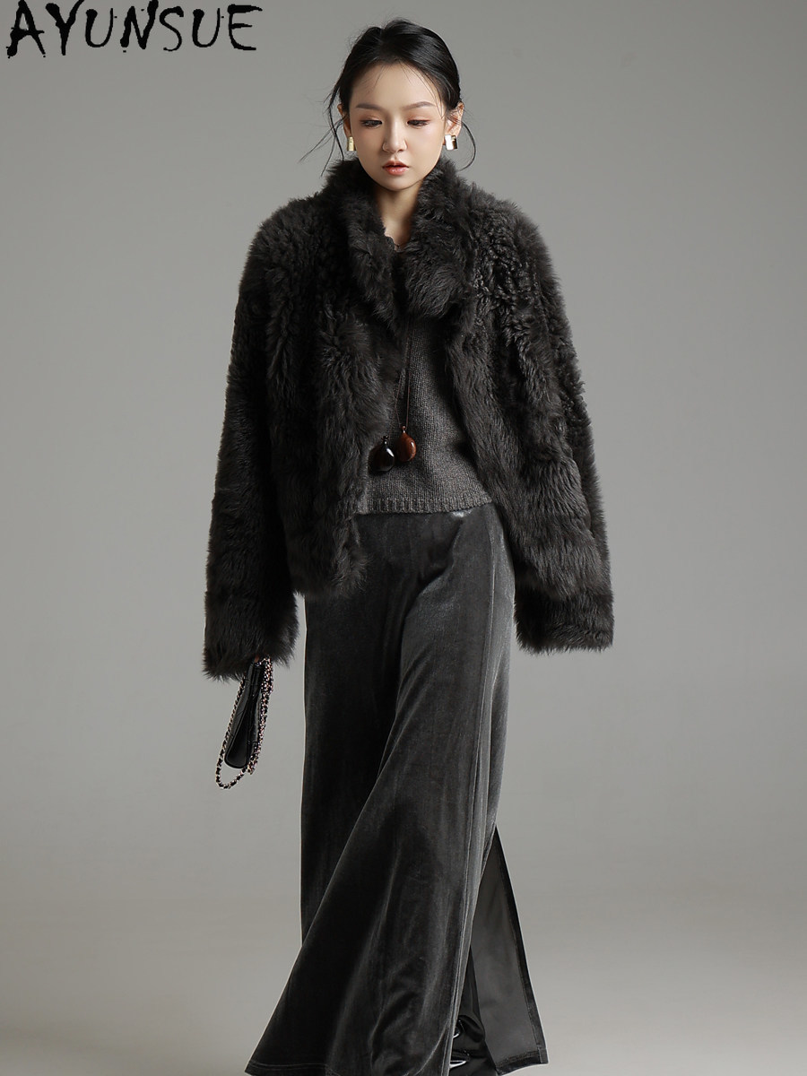 AYUNSUE Natuurlijke Toscane Sc - Wool Coat Peacoat recensie en prijs