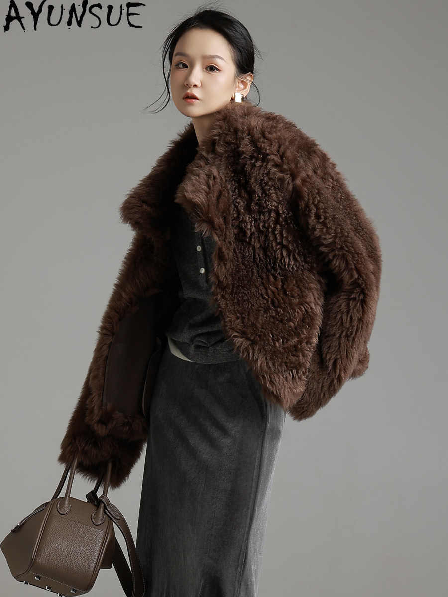 AYUNSUE Natuurlijke Toscane Sc - Wool Coat Peacoat recensie en prijs