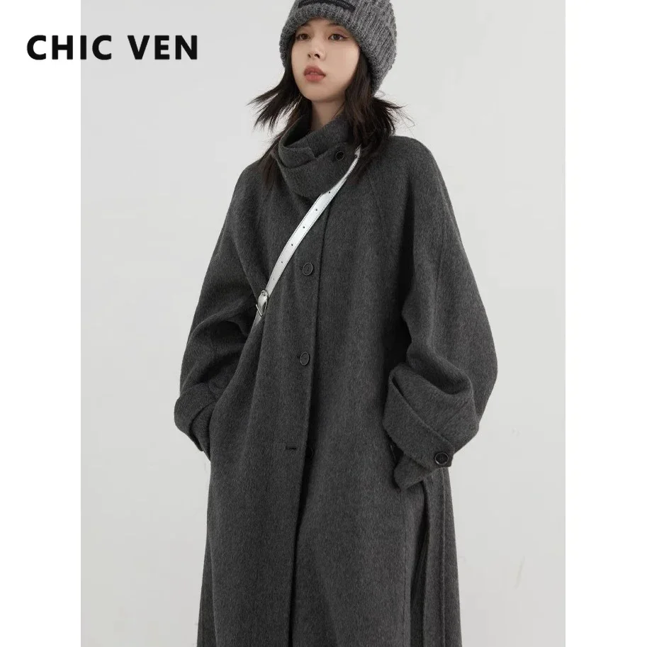 CHIC VEN Koreaanse Vrouwen Wol - Wool Coat Peacoat recensie en prijs