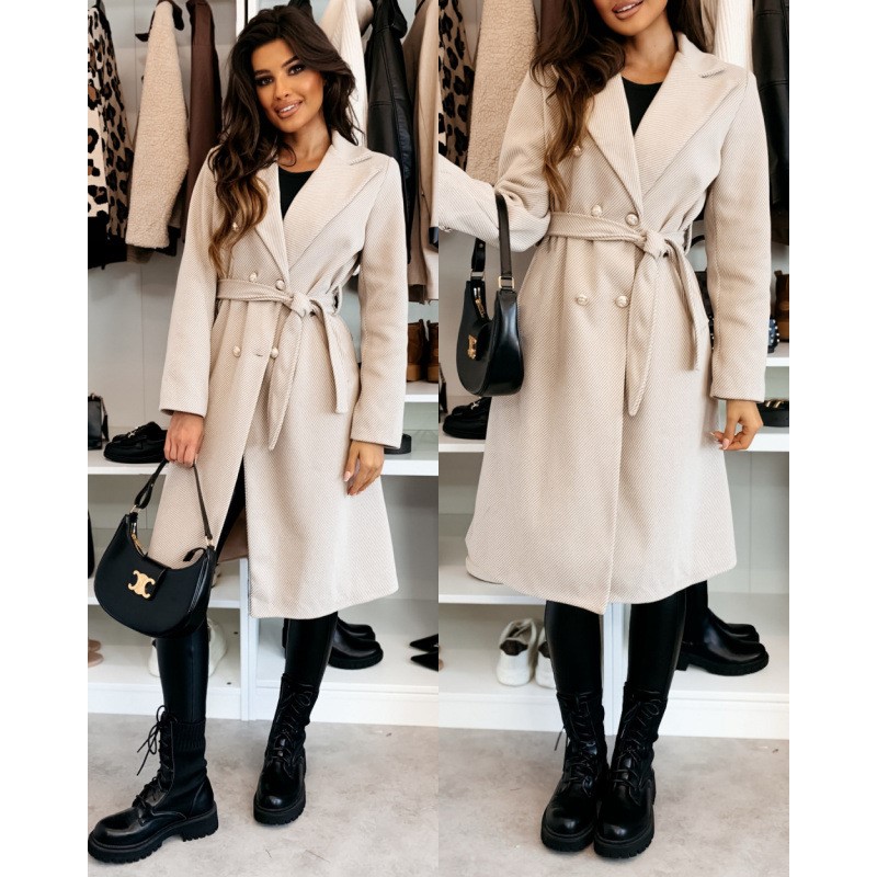 Dames wollen jas herfst winter - Wool Coat Peacoat recensie en prijs