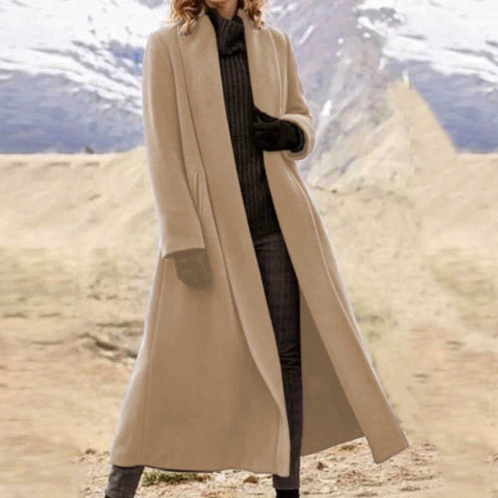 Plus Size Extra Lange Wollen J - Wool Coat Peacoat recensie en prijs