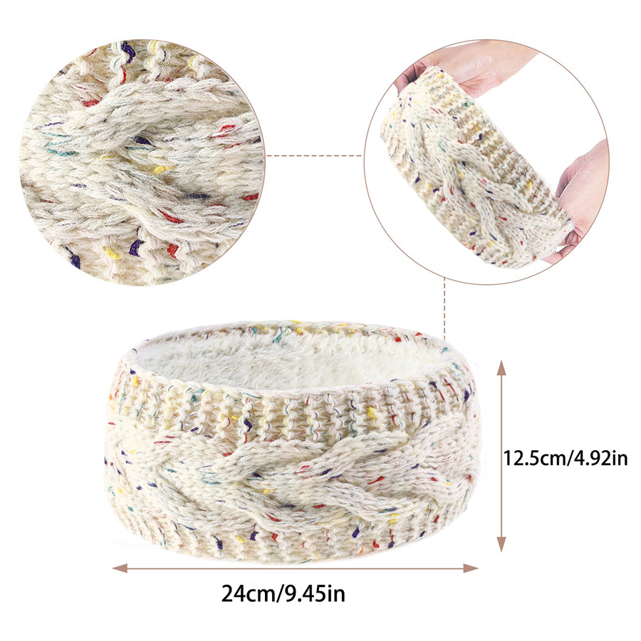 SSUNTAK Dames Winter Gebreide  - Fleece Ear Warmer Band recensie en prijs