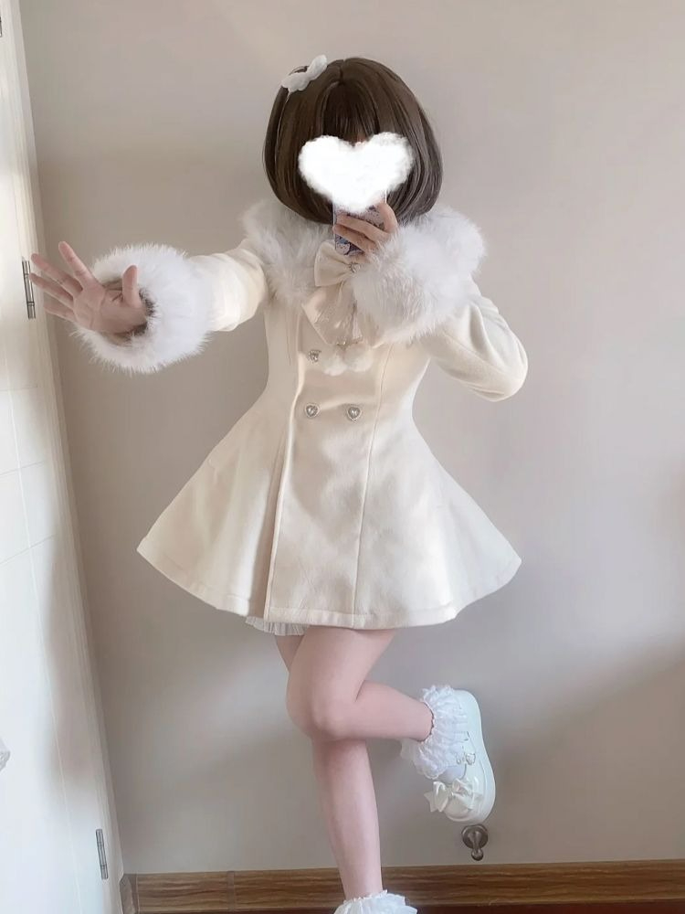 Japanse herfst-winter elegante - Wool Coat Peacoat recensie en prijs