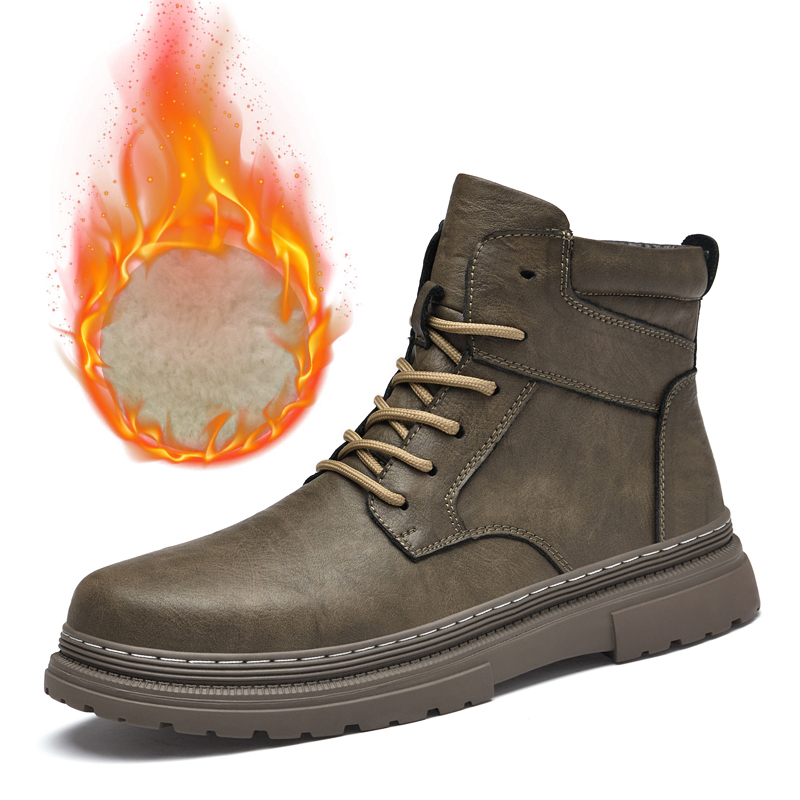 Warme winter heren lederen sch - Waterproof Winter Boot recensie en prijs