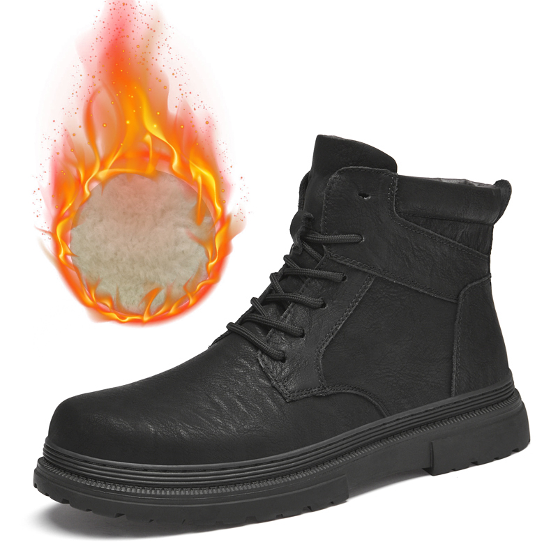 Warme winter heren lederen sch - Waterproof Winter Boot recensie en prijs