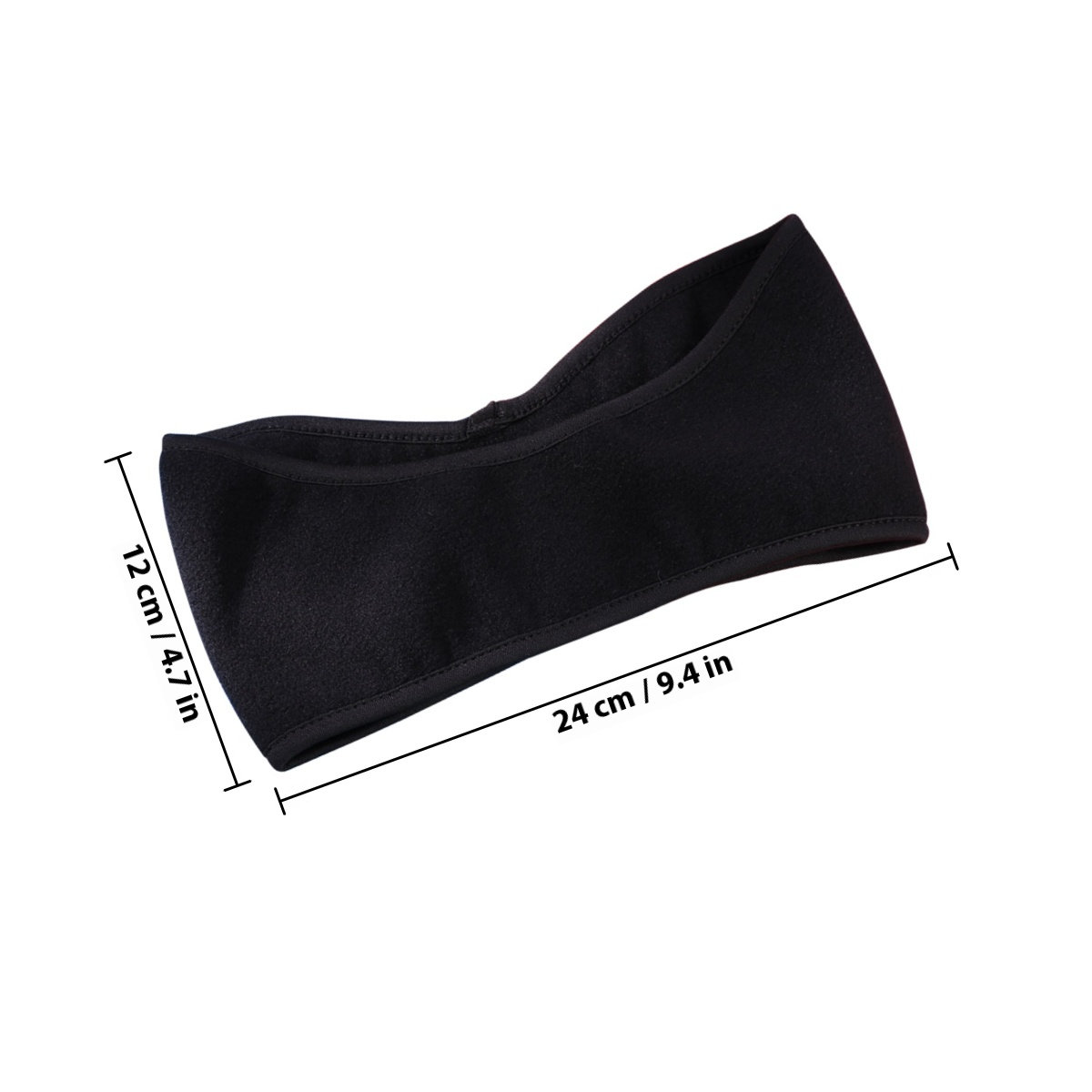 Unisex zwarte winter oorwarmer - Fleece Ear Warmer Band recensie en prijs